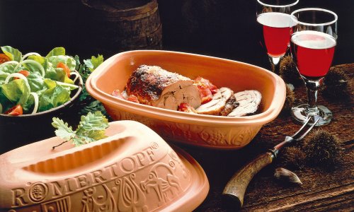 Mennyei vaddisznócomb római tálban