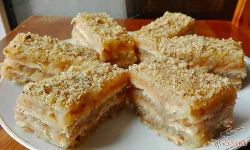 Ínycsiklandozó Almás szelet sütés nélkül