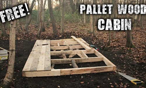 Ez az ember mindig arról álmodott lesz egy erdei faháza… aztán el is készítette raklapokból