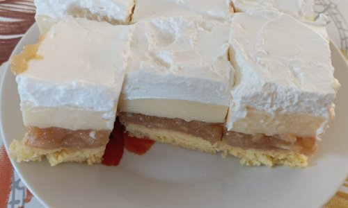 Ma mennyei habos almás krémes sült