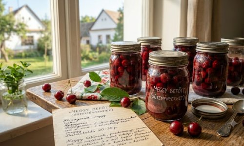 Befőttes meggy süteményekhez